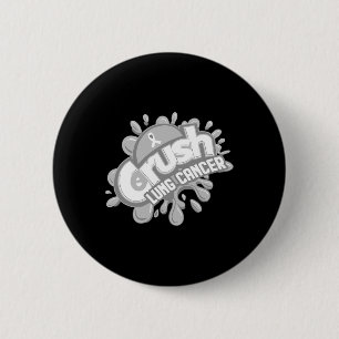 Badge Rond 5 Cm Le guerrier du cancer du poumon Ce n'est pas pour