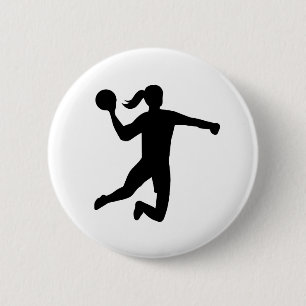 Badge Rond 5 Cm Le handball des femmes