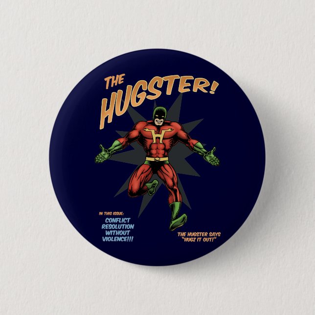 Badge Rond 5 Cm Le Hugster (Devant)