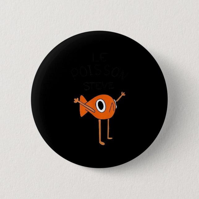 Badge Rond 5 Cm Le Isson Steve Funny Meme  (Devant)
