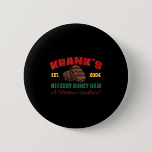 Badge Rond 5 Cm Le jambon au miel de hickory de Krank, une traditi
