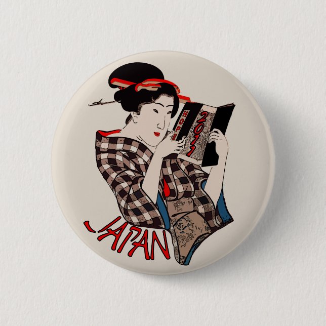 Badge Rond 5 Cm Le Japon 2011 (Devant)
