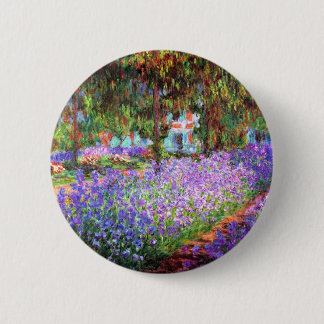 Badge Rond 5 Cm Le jardin de l'artiste à Giverny, Claude Monet