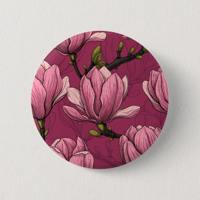Badge Rond 5 Cm Le jardin de Magnolia (Devant)
