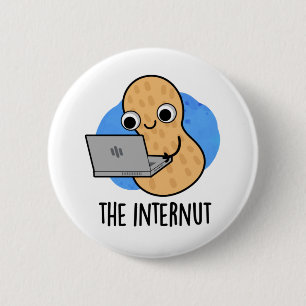 Badge Rond 5 Cm Le jeu d'arachide Internet amusant Internut