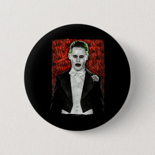 Badge Rond 5 Cm Le Joker De L'Escadron De Suicide Habillé Pour Tue