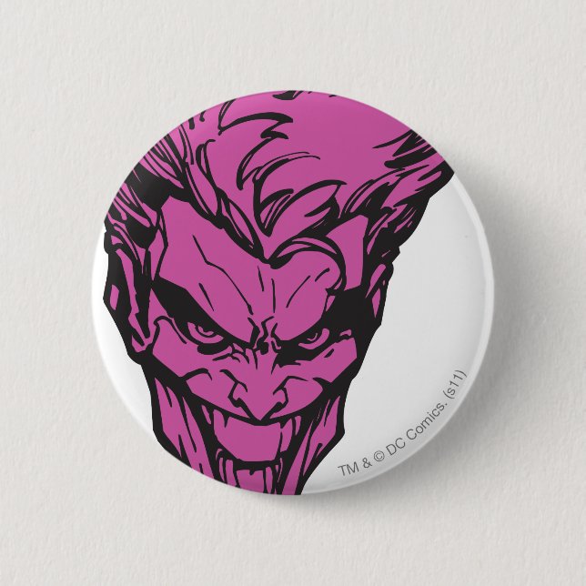 Badge Rond 5 Cm Le Joker Pink (Devant)