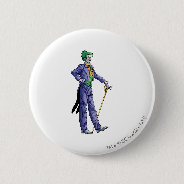Badge Rond 5 Cm Le Joker semble juste (Devant)