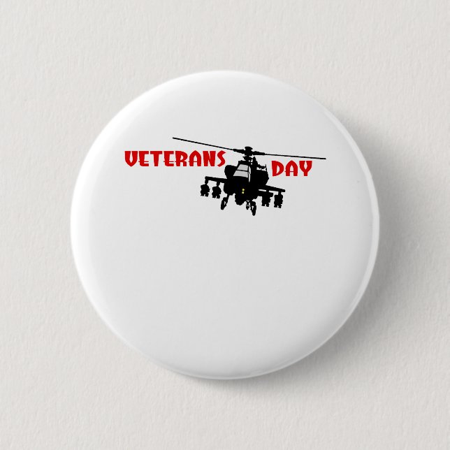 Badge Rond 5 Cm Le jour de vétéran (Devant)