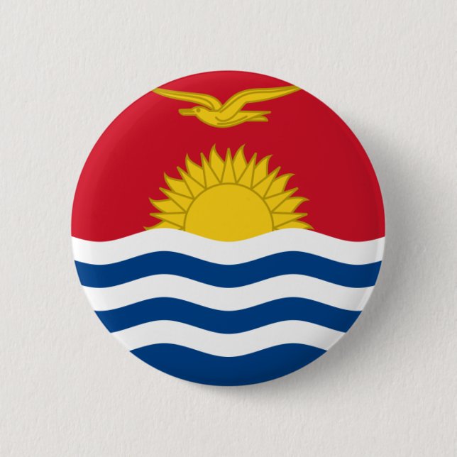 Badge Rond 5 Cm le Kiribati (Devant)