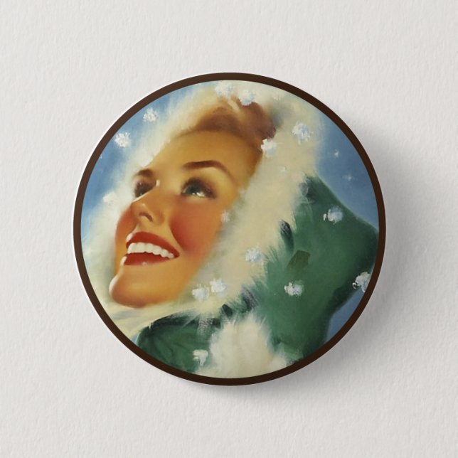 Badge Rond 5 Cm Le kitsch BItsch : Portraits Pin- (Devant)
