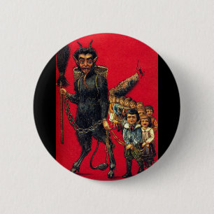 Badge Rond 5 Cm Le Krampus