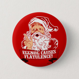 Badge Rond 5 Cm Le lait de poule cause la flatulence