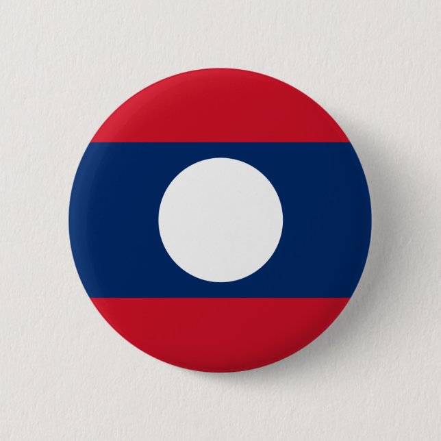 Badge Rond 5 Cm le Laos (Devant)