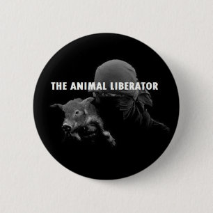 Badge Rond 5 Cm Le libérateur animal