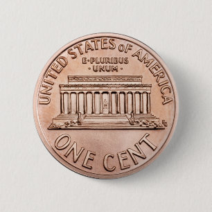 Badge Rond 5 Cm Le Lincoln Memorial 2005 1 argent de pièce de