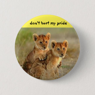 Badge Rond 5 Cm Le lion CUB se boutonnent