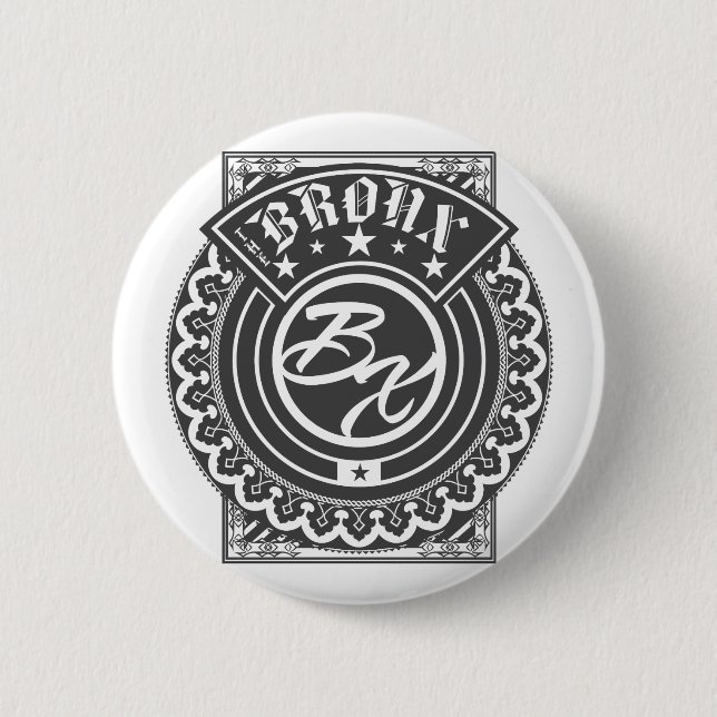 Badge Rond 5 Cm Le logo de Bronx (Devant)