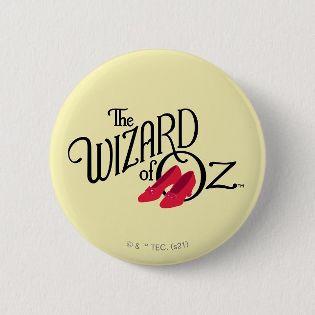 Badge Rond 5 Cm Le Logo Wizard Of Oz™ (Devant)