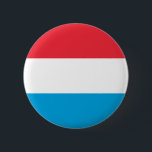 Badge Rond 5 Cm Le Luxembourg marquent le bouton<br><div class="desc">Bouton avec le drapeau du Luxembourg.</div>