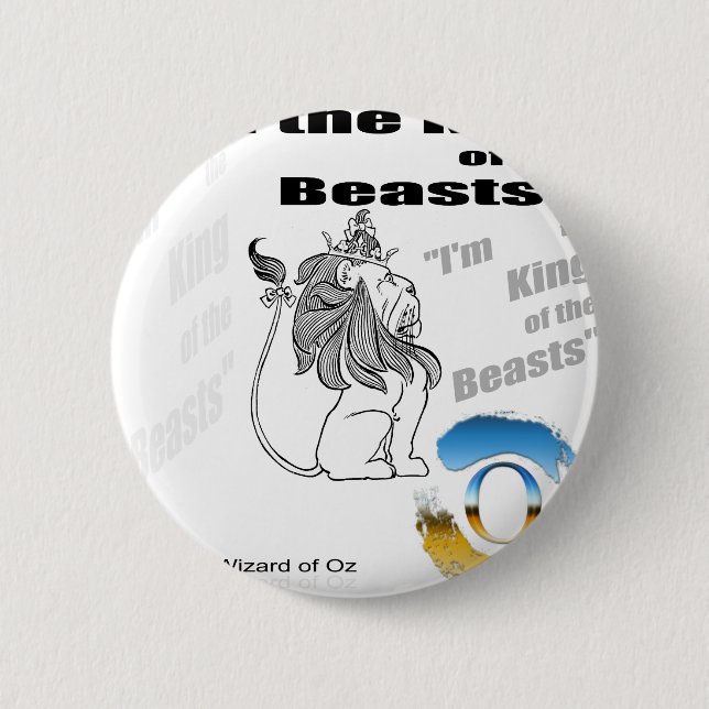 Badge Rond 5 Cm Le magicien d'Oz - illustration (Devant)
