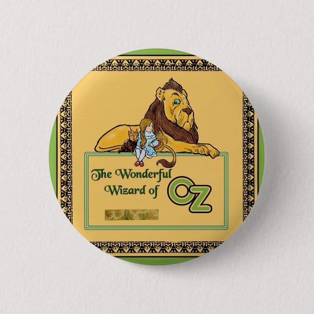 Badge Rond 5 Cm Le magicien d'Oz merveilleux (Devant)