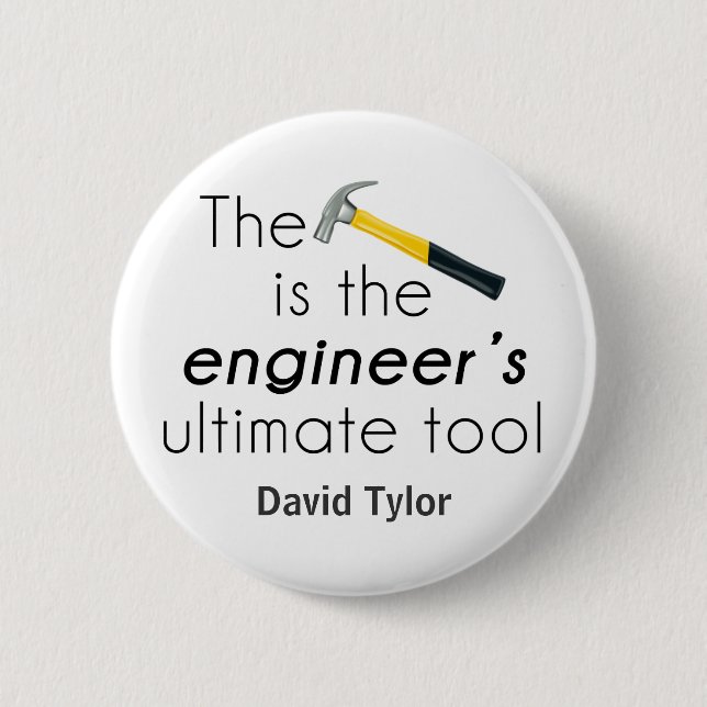 Badge Rond 5 Cm Le Marteau (Devant)