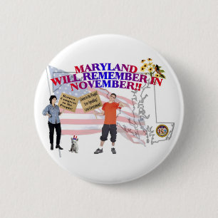 Badge Rond 5 Cm Le Maryland - le congrès de retour aux personnes