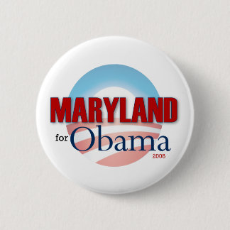 Badge Rond 5 Cm Le Maryland pour Obama