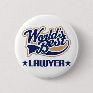 Badge Rond 5 Cm Le meilleur avocat des mondes
