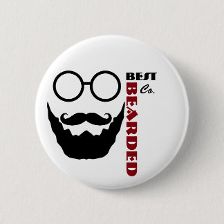 Badge Rond 5 Cm Le meilleur bouton barbu