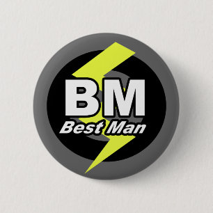 Badge Rond 5 Cm Le meilleur bouton d'homme