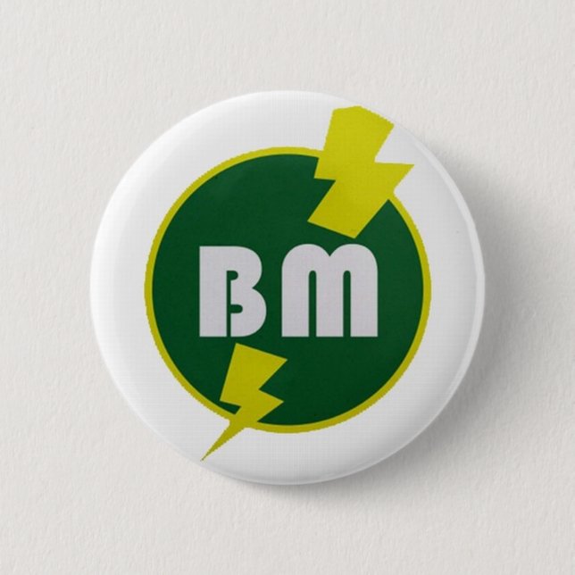 Badge Rond 5 Cm Le meilleur bouton d'homme (Devant)