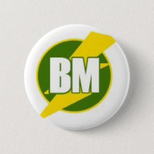 Badge Rond 5 Cm Le meilleur bouton d'homme (BM)