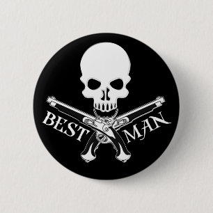 Badge Rond 5 Cm Le meilleur bouton d'homme de pirate