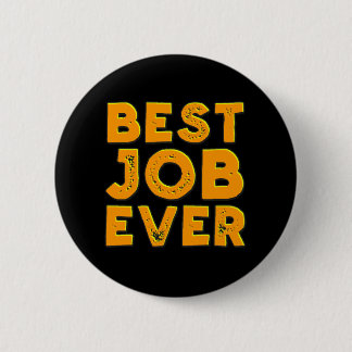 Badge Rond 5 Cm Le meilleur bouton du travail jamais