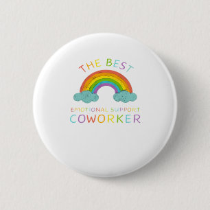 Badge Rond 5 Cm Le meilleur collaborateur d'aide émotionnelle