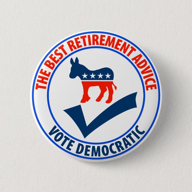 Badge Rond 5 Cm Le meilleur conseil de retraite (Devant)