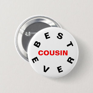 Badge Rond 5 Cm Le meilleur cousin jamais