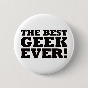 Badge Rond 5 Cm Le meilleur geek jamais