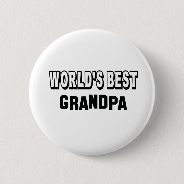 Badge Rond 5 Cm Le meilleur grand-papa du monde (Devant)