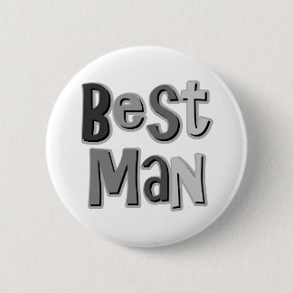 Badge Rond 5 Cm Le meilleur gris d'homme