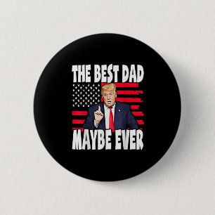 Badge Rond 5 Cm Le meilleur papa peut-être jamais Fête des pères s