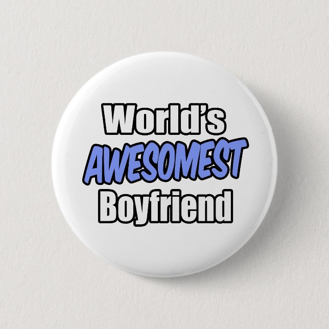 Badge Rond 5 Cm Le meilleur petit ami du monde (Devant)