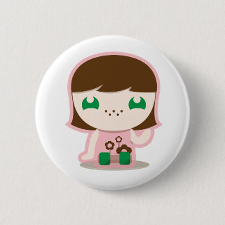 Badge Rond 5 Cm le mia, huent et le bouton d'amis