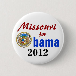 Badge Rond 5 Cm Le Missouri pour Obama 2012