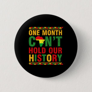 Badge Rond 5 Cm Le mois de l'histoire des Noirs d'Afrique un mois
