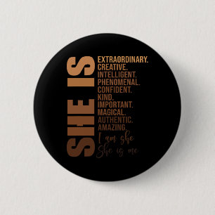 Badge Rond 5 Cm Le Mois de l'Histoire Noire est-il sans excuses Ju