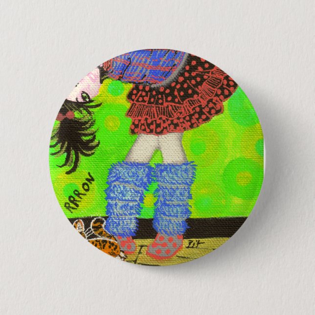 Badge Rond 5 Cm le mondede pit (Devant)