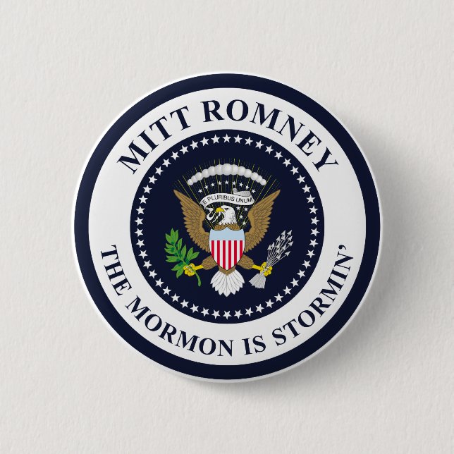 Badge Rond 5 Cm Le mormon de Stormin (Devant)
